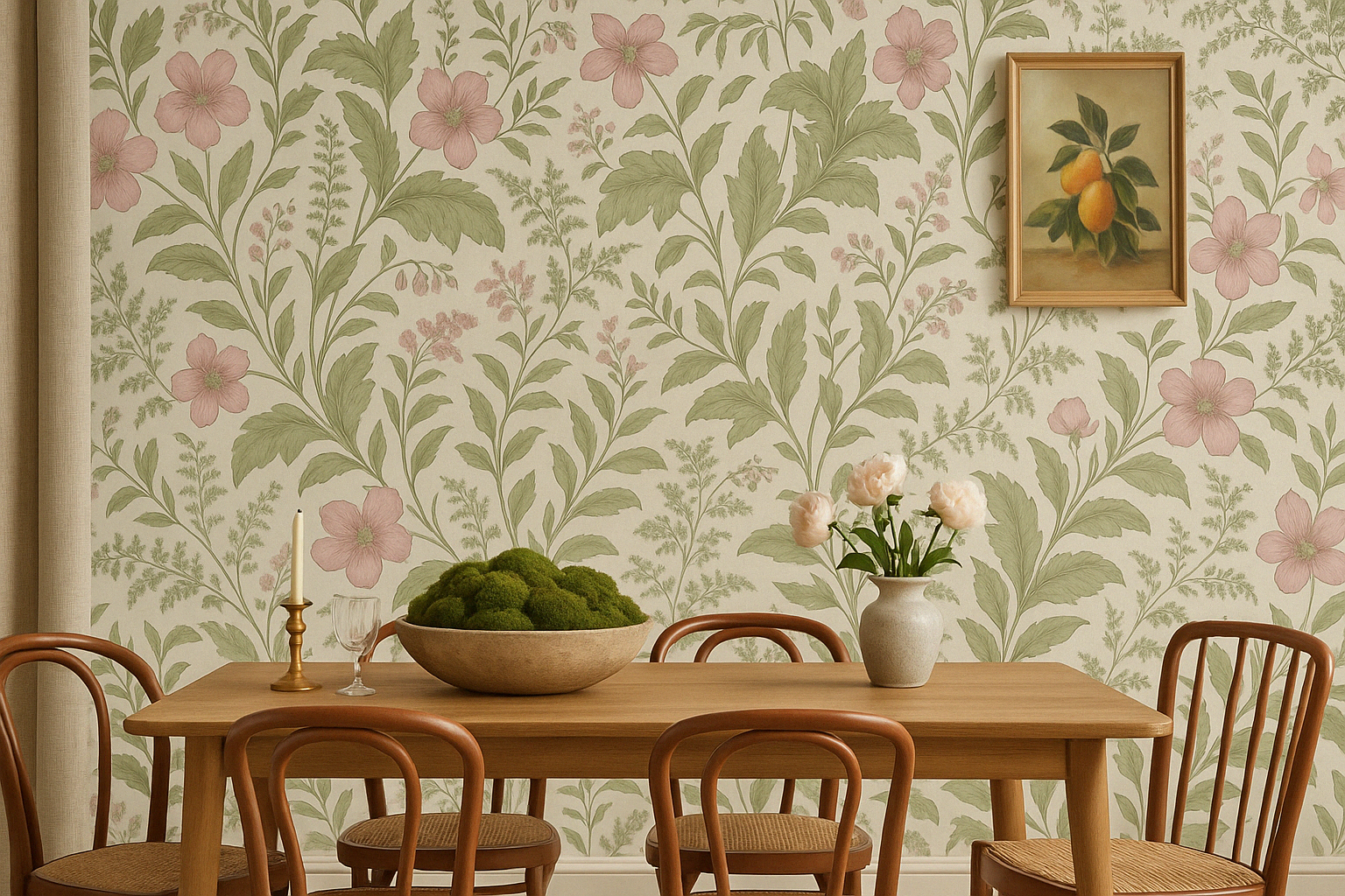 Pink and green: a British classic